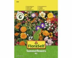 FloraSelf Niedrige Sommerblumenmix Gemüsesamen