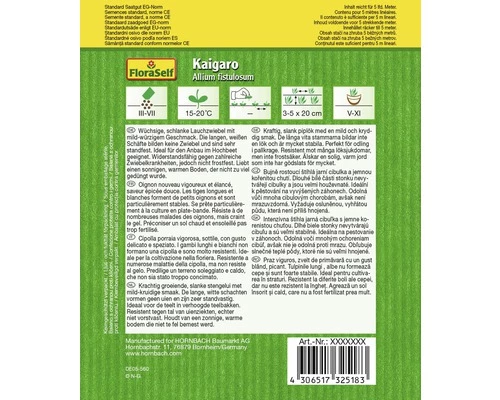 Lauchzwiebel 'Kaigaro' FloraSelf Samenfestes Saatgut Gemüsesamen 4 Lauchzwiebel 'Kaigaro' FloraSelf Samenfestes Saatgut Gemüsesamen – Bild 2