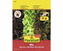 Schnittsalat FloraSelf Samenfestes Saatgut Salatsamen Saatband 5m