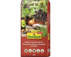 Kräuter Anzuchterde FloraSelf Select (54 Sack X 18 Liter = 0,972 M³) 1 Palette -Florasellf Geschaft DV 8 10399597 01 4c AT 20220407134656
