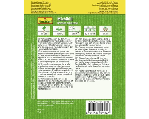 Chinakohl 'Michihili' FloraSelf Gemüsesamen 4 Chinakohl 'Michihili' FloraSelf Gemüsesamen – Bild 2