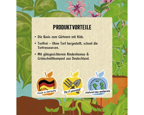 Kräuter- Und Aussaaterde FloraSelf Nature Floralie 5 L 5 Kräuter- Und Aussaaterde FloraSelf Nature Floralie 5 L – Bild 3