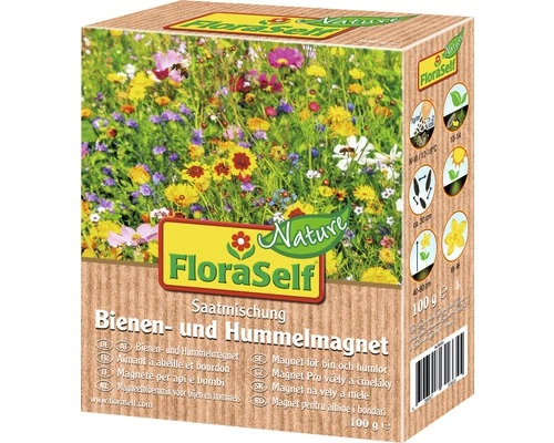 Blumenwiesensamen FloraSelf Nature Bienen- & Hummelmagnet Ca. 100 M² 3 Blumenwiesensamen FloraSelf Nature Bienen- & Hummelmagnet Ca. 100 M²