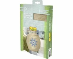 Winter-Deko-Haube FloraSelf Protect XL 1,1x1,1 M Beige