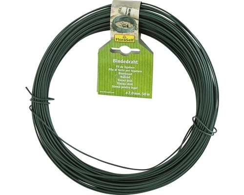 Bindedraht FloraSelf Metall-Kunststoff Ø 2 Mm 50 M 3 Bindedraht FloraSelf Metall-Kunststoff Ø 2 Mm 50 M