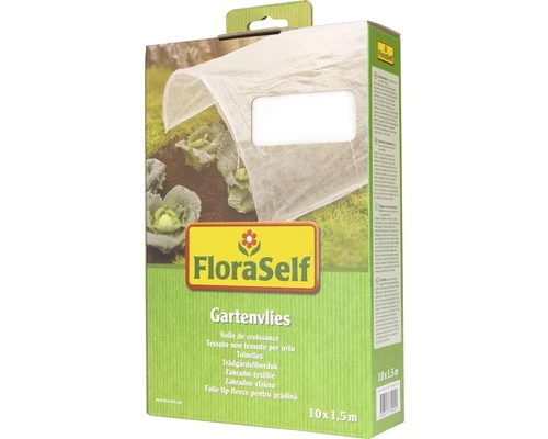 Gartenvlies FloraSelf 10x1,5 M 17g/m² Weiß 3 Gartenvlies FloraSelf 10x1,5 M 17g/m² Weiß