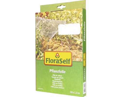 Wachstumsfolie FloraSelf 10x1,5 M Transparent 3 Wachstumsfolie FloraSelf 10x1,5 M Transparent