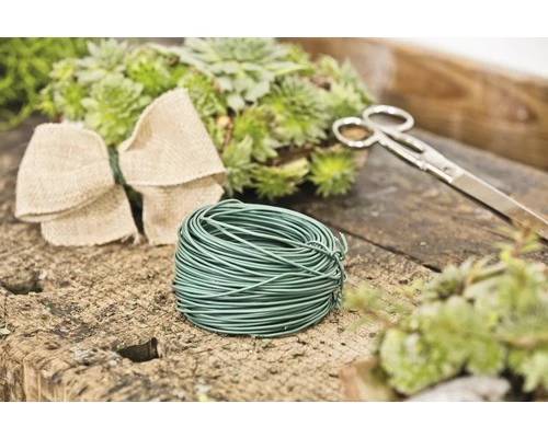 Gartenschnur FloraSelf Metall-Kunststoff Gummiert Ø 2 Mm 40 M Grün 4 Gartenschnur FloraSelf Metall-Kunststoff Gummiert Ø 2 Mm 40 M Grün – Bild 2