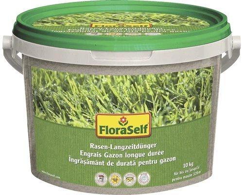 Rasen-Langzeitdünger FloraSelf 10 Kg 320 M² 3 Rasen-Langzeitdünger FloraSelf 10 Kg 320 M²
