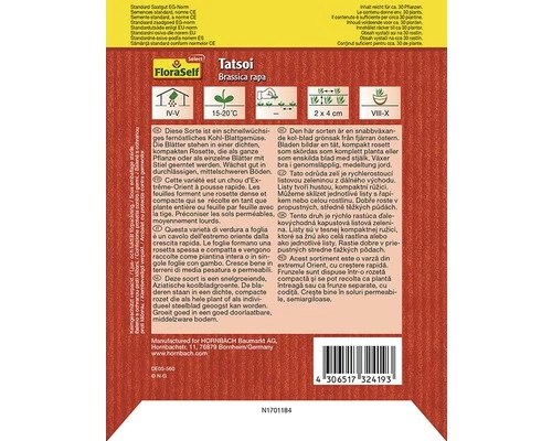 Pak Choi 'Tatsoi' FloraSelf Select Samenfestes Saatgut Gemüsesamen 4 Pak Choi 'Tatsoi' FloraSelf Select Samenfestes Saatgut Gemüsesamen – Bild 2