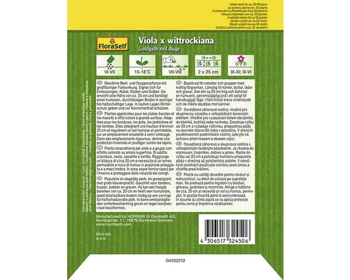 Stiefmütterchen Gelb Mit Auge FloraSelf Samenfestes Saatgut Blumensamen 4 Stiefmütterchen Gelb Mit Auge FloraSelf Samenfestes Saatgut Blumensamen – Bild 2