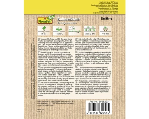 Bio Bohnenkraut 'Cyrano' FloraSelfBio Samenfestes Saatgut Kräutersamen 4 Bio Bohnenkraut 'Cyrano' FloraSelfBio Samenfestes Saatgut Kräutersamen – Bild 2