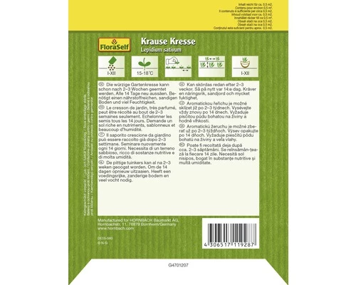 Kresse 'Krause Kresse' FloraSelf Samenfestes Saatgut Kräutersamen 4 Kresse 'Krause Kresse' FloraSelf Samenfestes Saatgut Kräutersamen – Bild 2