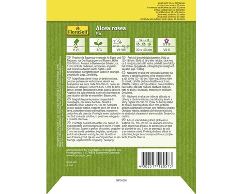 Stockrose 'Mix' FloraSelf Samenfestes Saatgut Blumensamen 4 Stockrose 'Mix' FloraSelf Samenfestes Saatgut Blumensamen – Bild 2