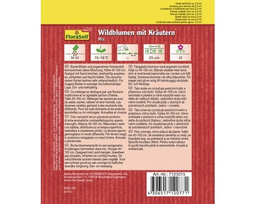 Blumenwiesensamen FloraSelf Wildblumen Mit Kräutern Für Naturwiese Samenfestes Saatgut 4 Blumenwiesensamen FloraSelf Wildblumen Mit Kräutern Für Naturwiese Samenfestes Saatgut – Bild 2