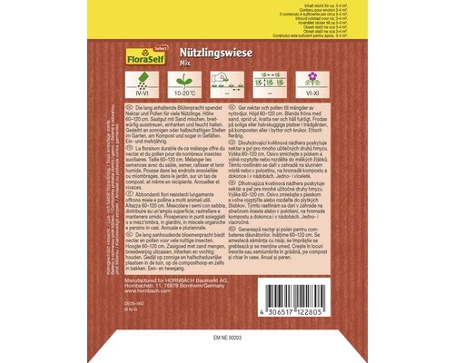 Blumenwiesensamen FloraSelf Select Nützlingswiese Samenfestes Saatgut 4 Blumenwiesensamen FloraSelf Select Nützlingswiese Samenfestes Saatgut – Bild 2