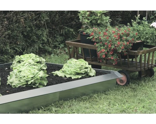 Schneckenzaun FloraSelf 115 Cm Silber 4 Schneckenzaun FloraSelf 115 Cm Silber – Bild 2